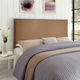 Dime Plush 26 inch Strutted Headboard