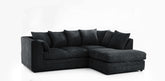 Canolo Luxury RHF Corner Chaise Jumbo Cord Sofa