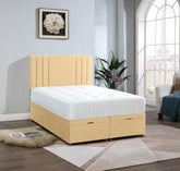 Slumberlyn Divan Bed 54 inch Headboard Ottoman Lined Design Plush