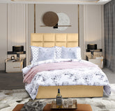 Snoozer Divan Bed 54 inch Headboard Cubed Design Plush