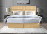 Tranquilite Divan Bed 54 inch Headboard Art Deco Design Plush