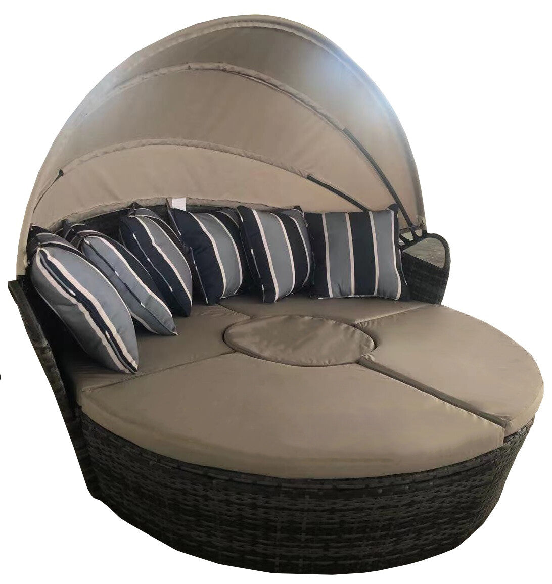 Round Daybed 1.6 Diameter Grey