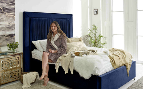 Alexandra Plush Velvet Bed Frame