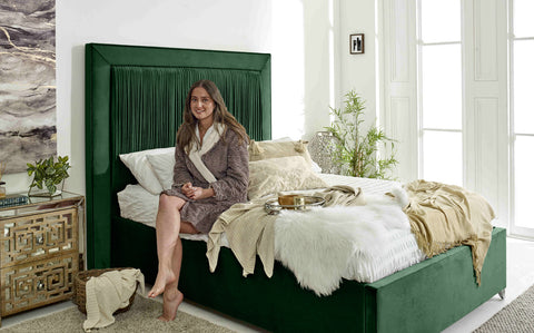 Alexandra Plush Velvet Bed Frame