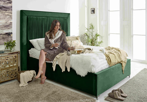 Alexandra Plush Velvet Bed Frame