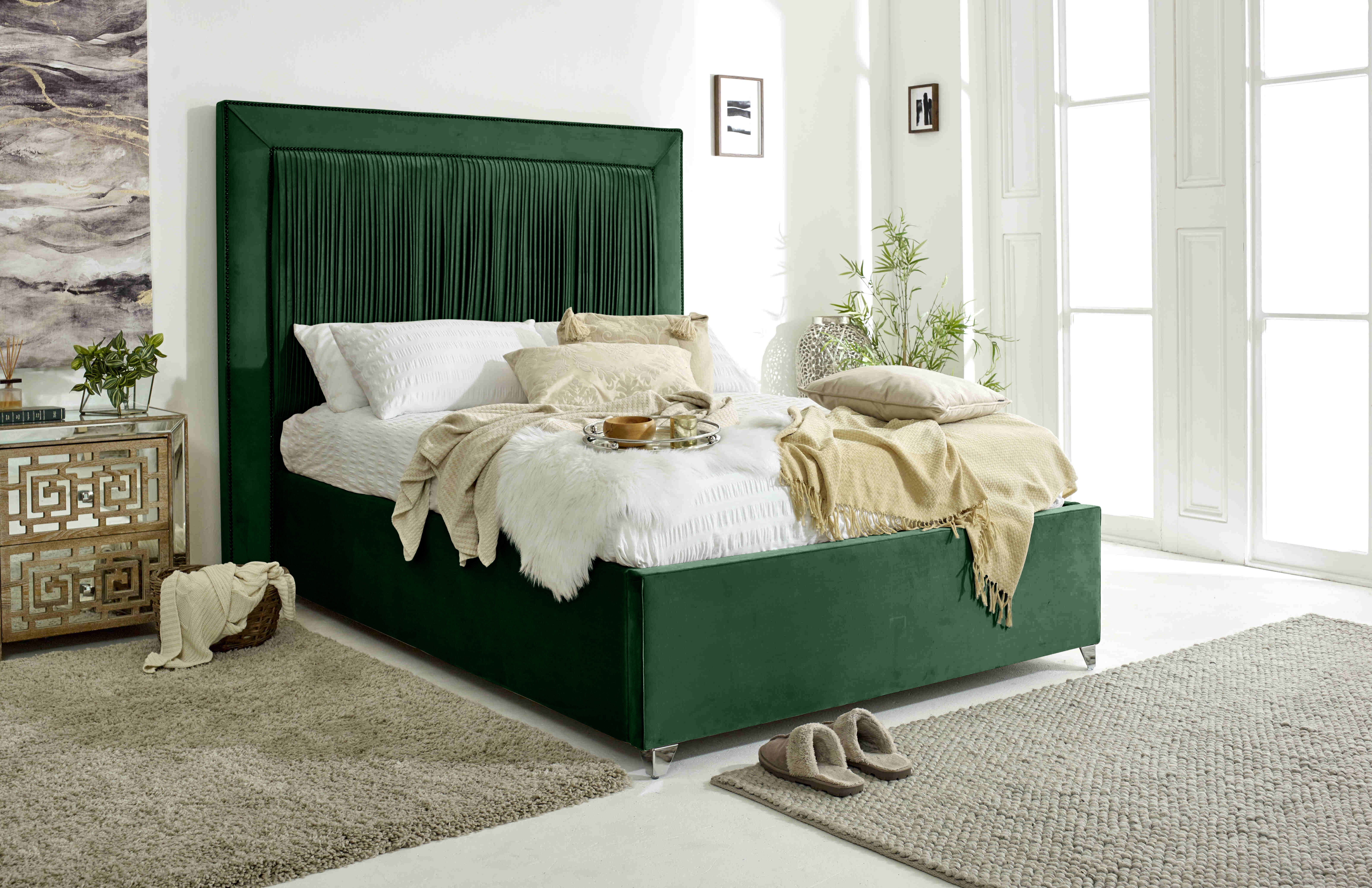 Alexandra Plush Velvet Bed Frame