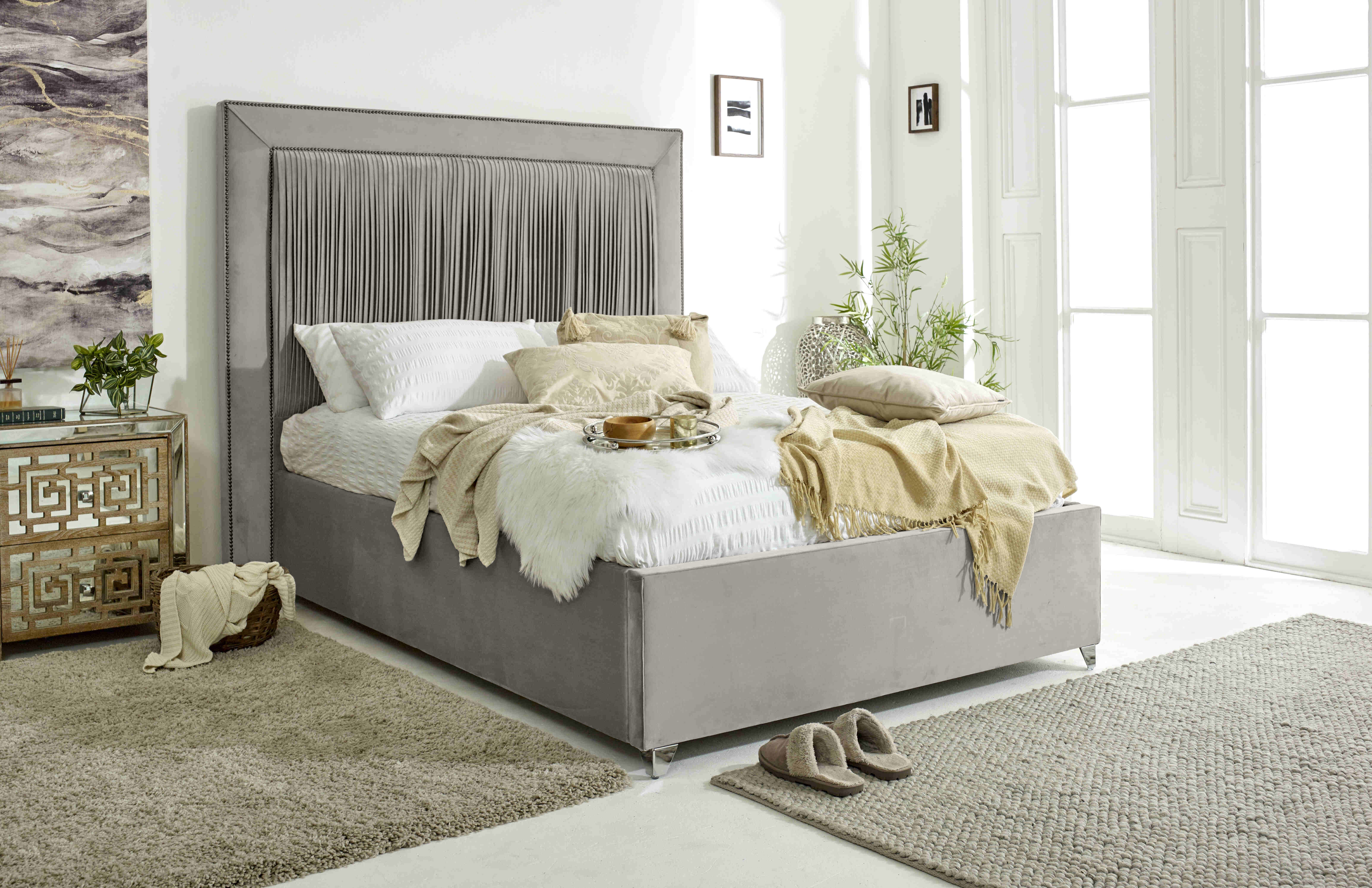 Alexandra Plush Velvet Bed Frame