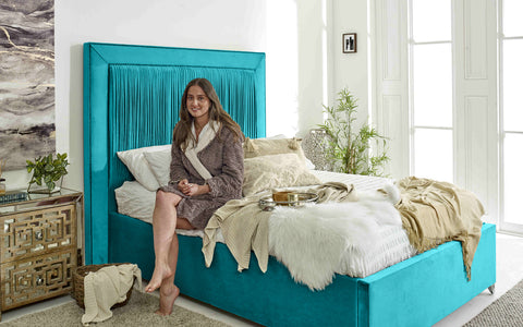 Alexandra Plush Velvet Bed Frame