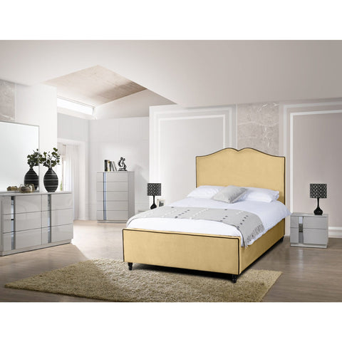 Anni Plush Velvet Luxury Bed Frame