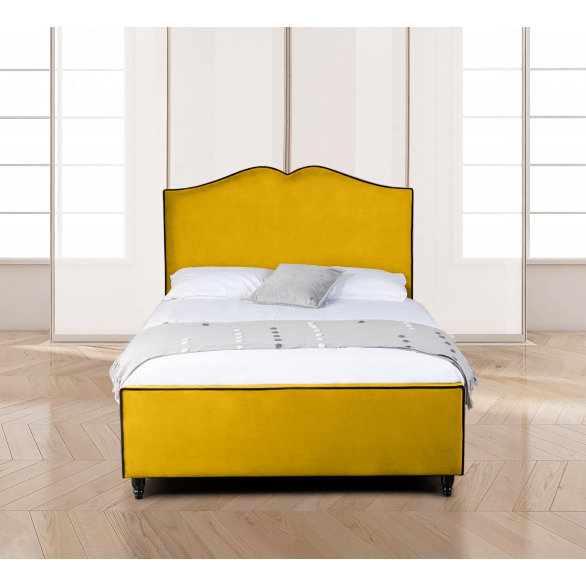 Anni Plush Velvet Luxury Bed Frame