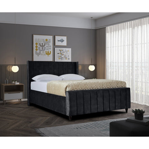 Ariola Plush Velvet Luxury Bed Frame