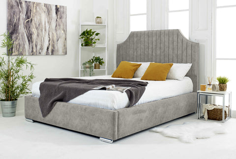 Ascend Plush Velvet Bed Frame