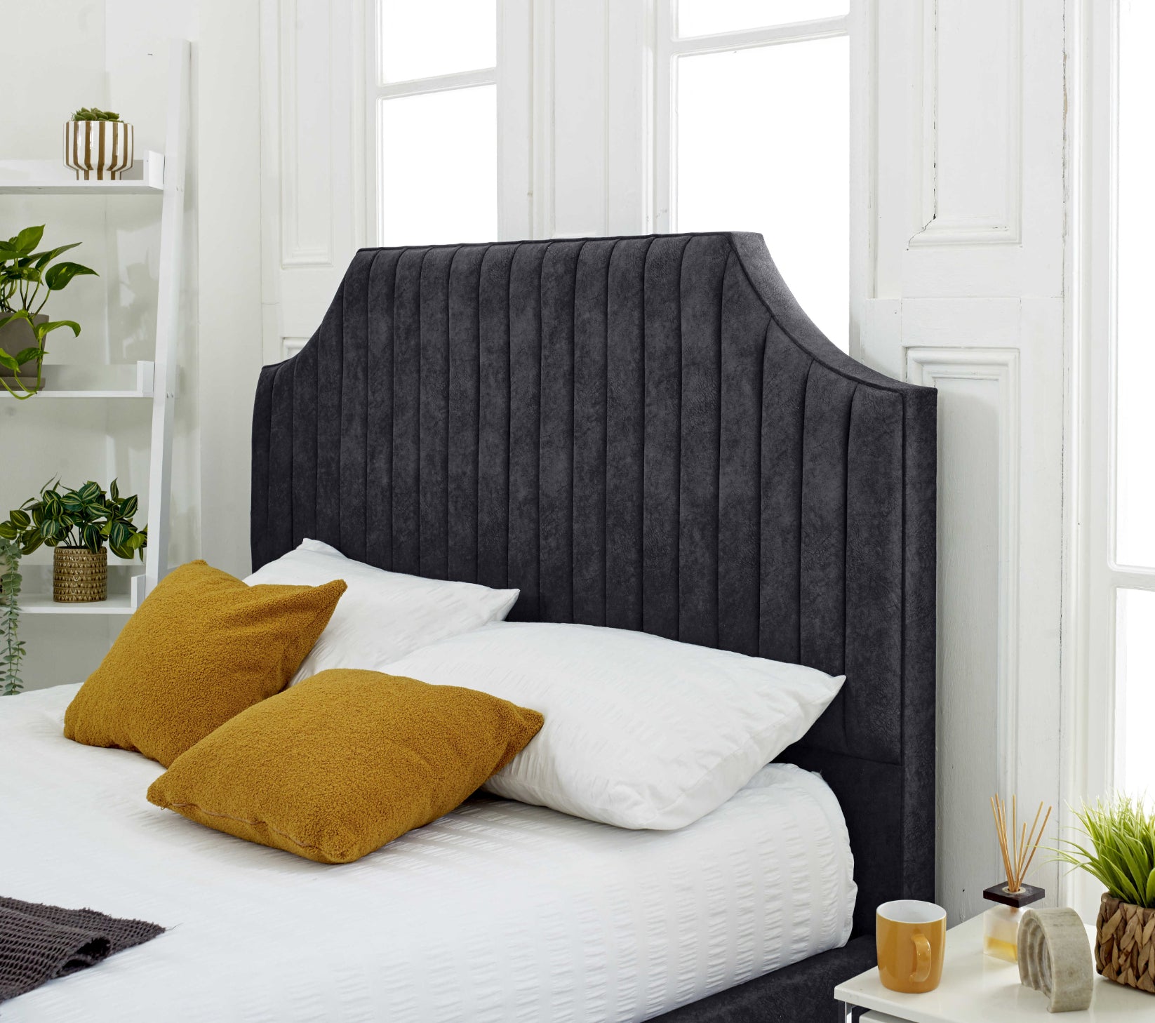 Ascend Plush Velvet Bed Frame