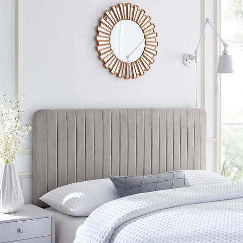 Aurora Plush 26 inch Strutted Headboard