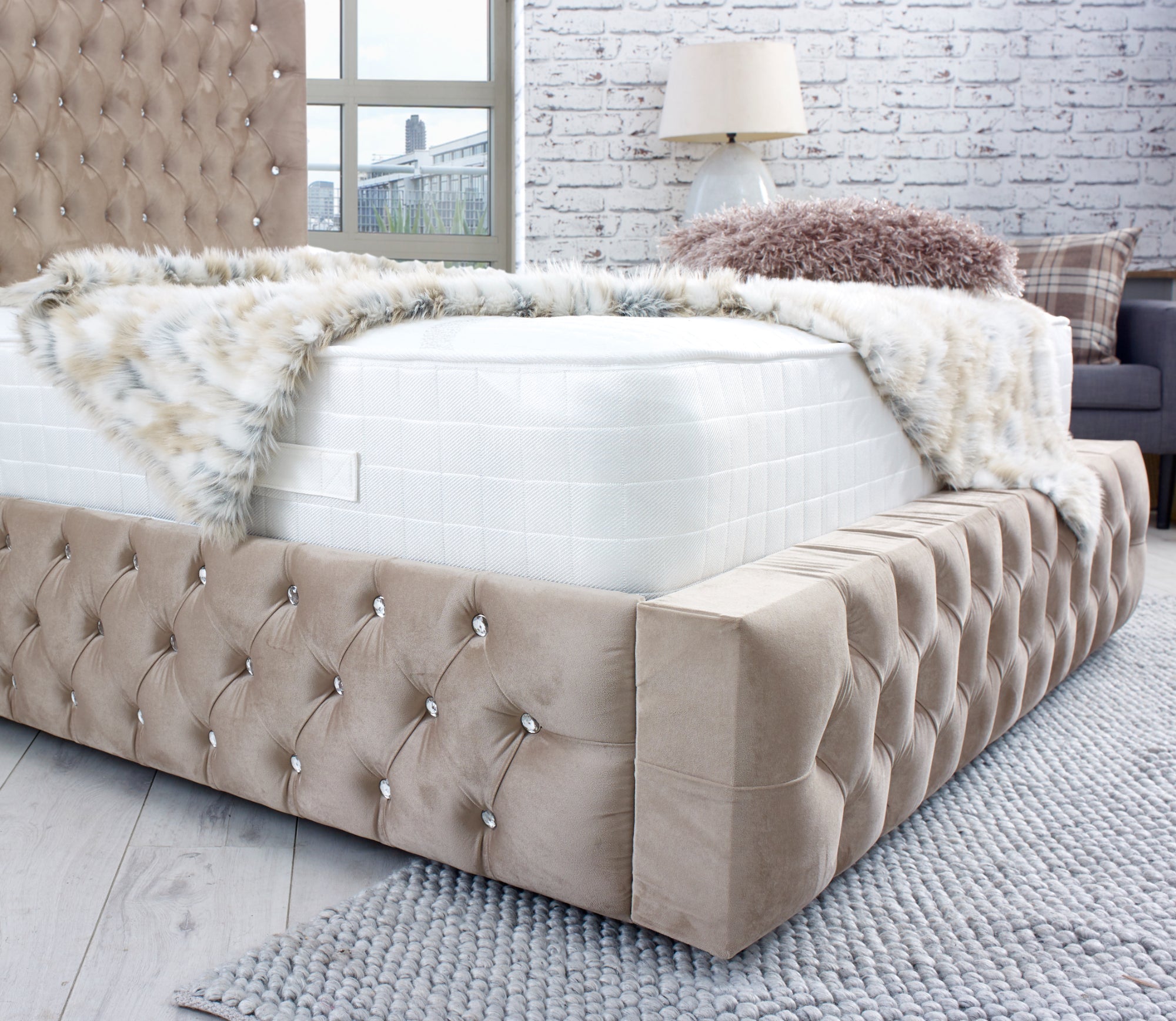 Bello Plush Bed Frame