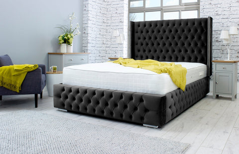 Benito Plush Bed Frame