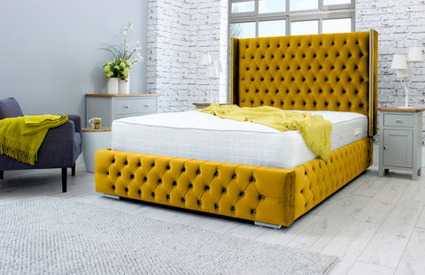 Benito Plush Bed Frame