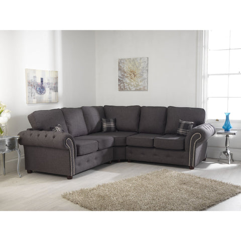 Benson Chenille Grey Sofa 2c2