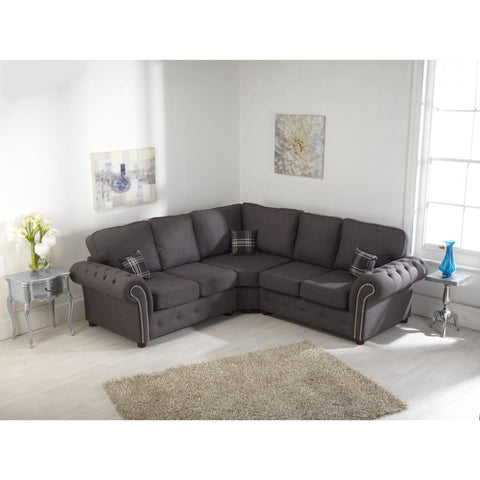 Benson Chenille Grey Sofa 2c2