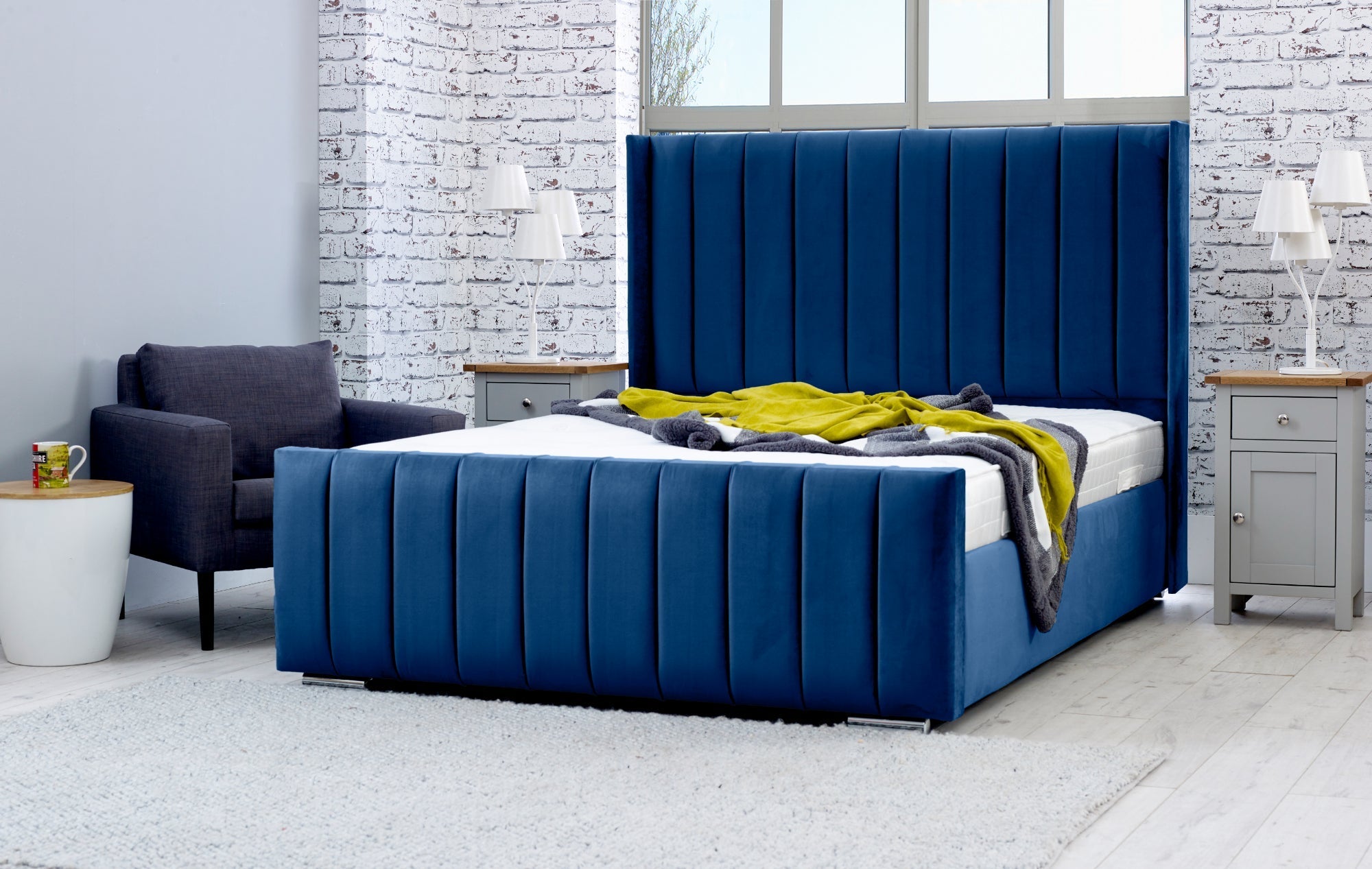 Caira Plush Bed Frame