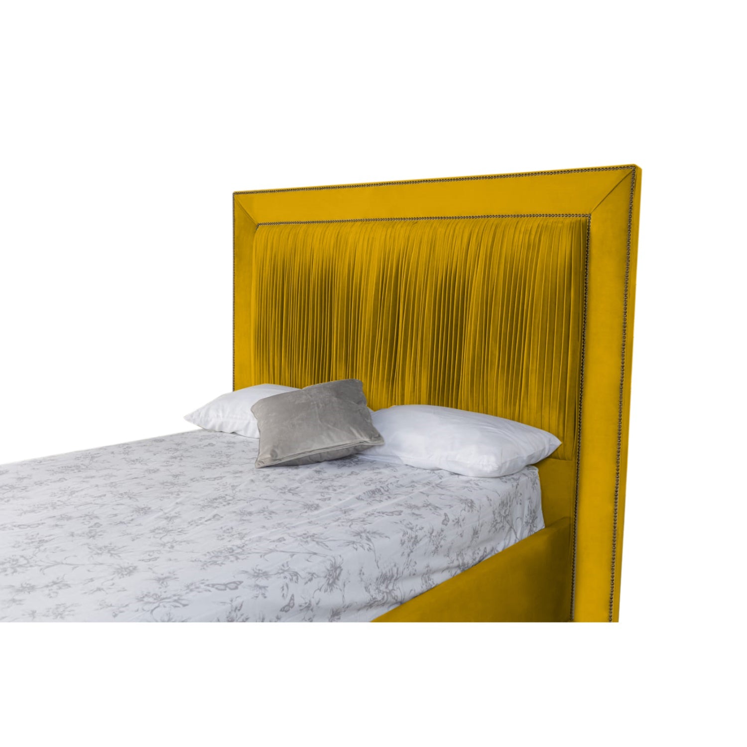 Canterbury Plush Velvet Luxury Bed Frame