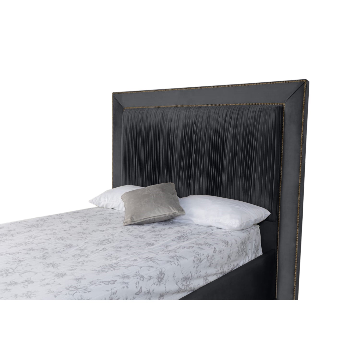 Canterbury Plush Velvet Luxury Bed Frame