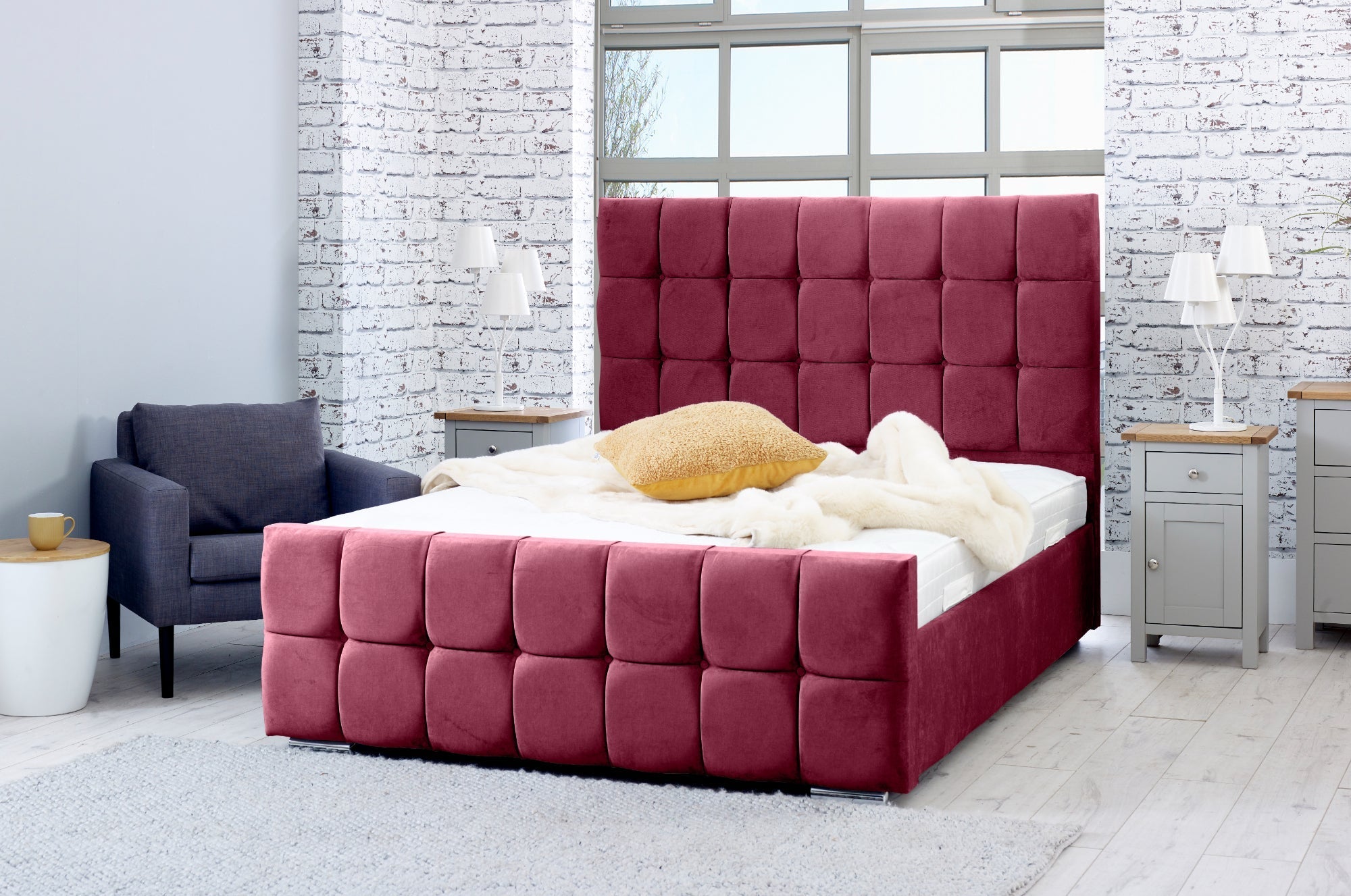 Capri Plush Bed Frame