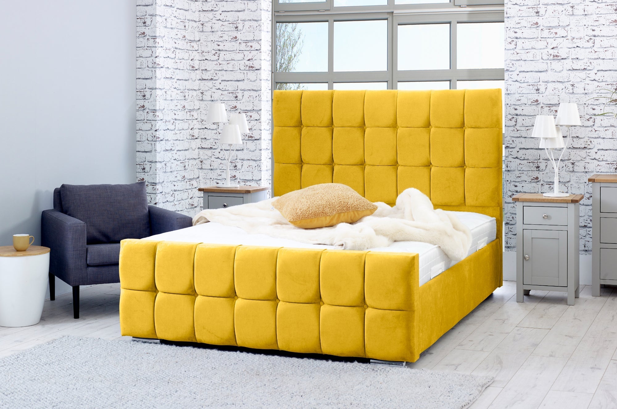 Capri Plush Bed Frame