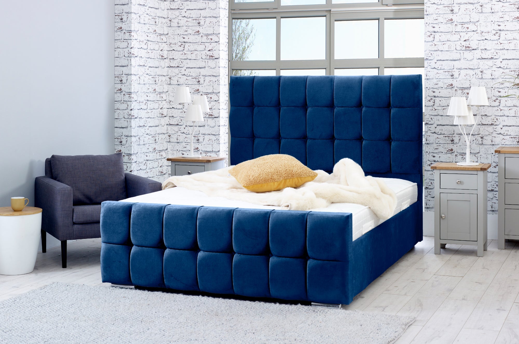 Capri Plush Bed Frame