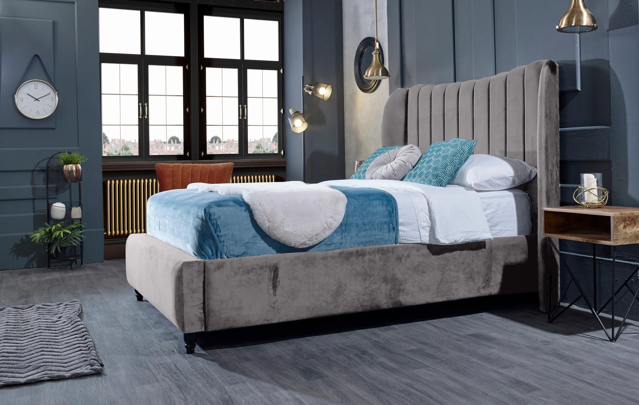 Carli Plush Bed Frame