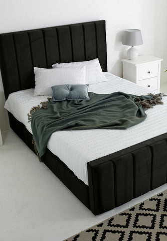 Coraline Plush Velvet Bed Frame