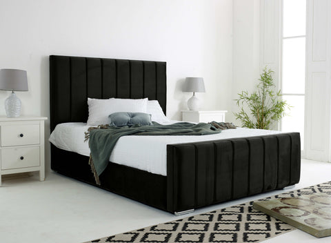 Coraline Plush Velvet Bed Frame