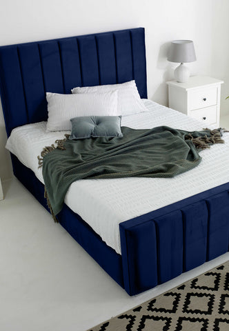 Coraline Plush Velvet Bed Frame