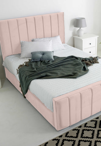 Coraline Plush Velvet Bed Frame