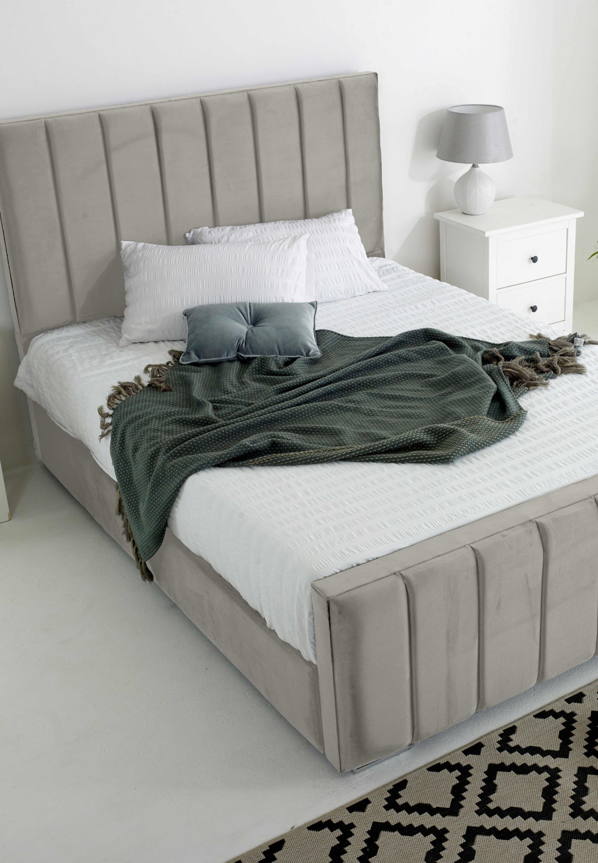 Coraline Plush Velvet Bed Frame