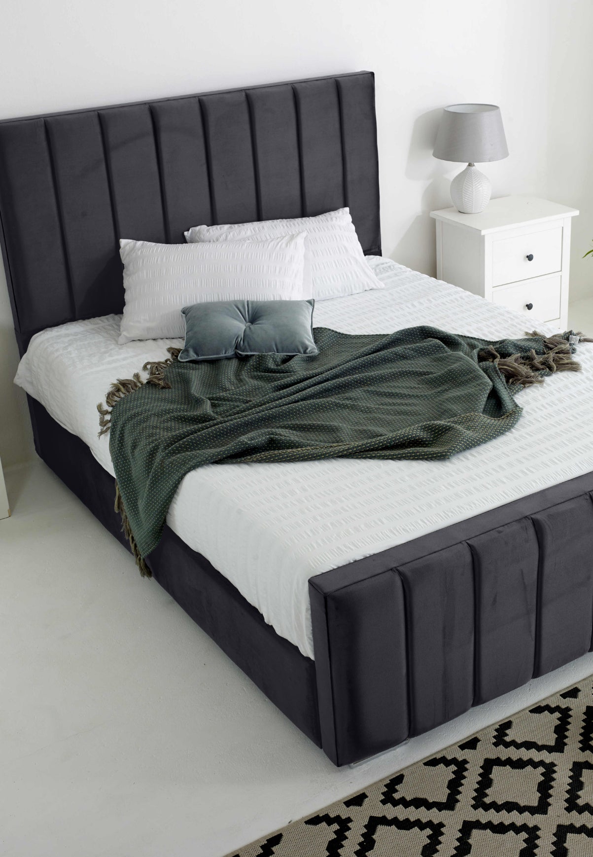 Coraline Plush Velvet Bed Frame