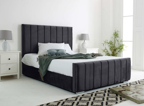 Coraline Plush Velvet Bed Frame