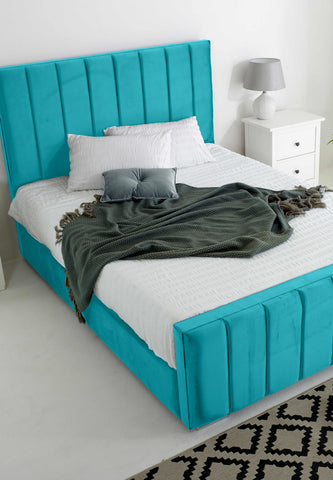 Coraline Plush Velvet Bed Frame