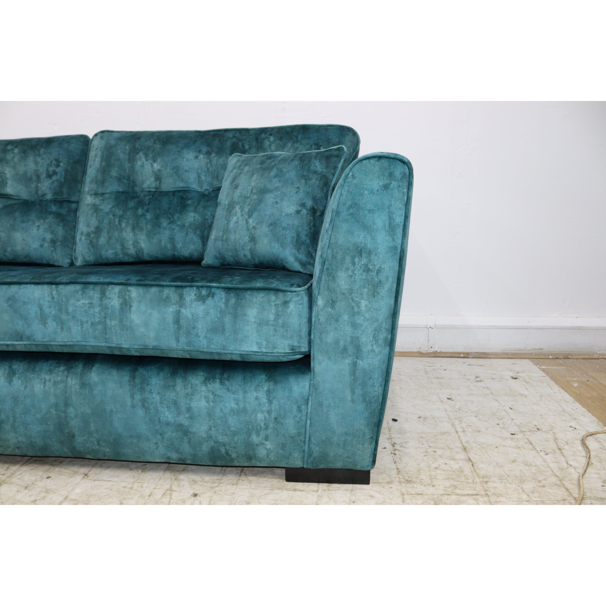 Denton Milano Teal Sofa Full Back 3+2 Seater