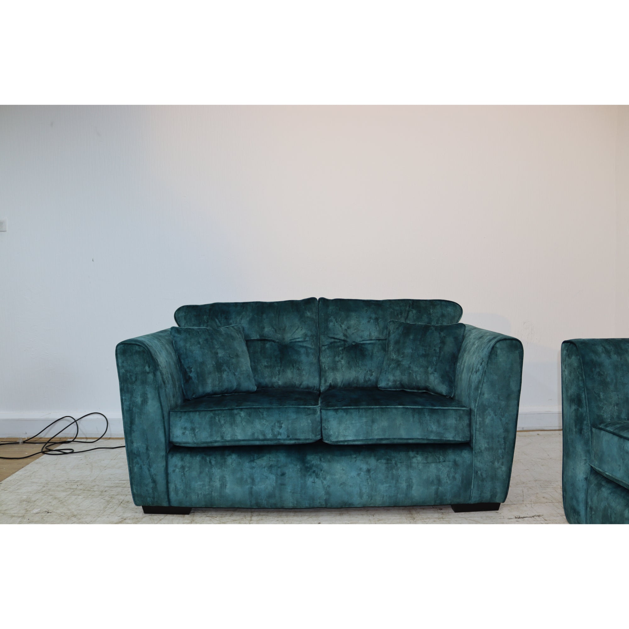 Denton Milano Teal Sofa Full Back 3+2 Seater