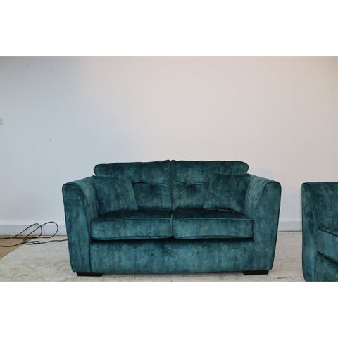 Denton Milano Teal Sofa Full Back 3+2 Seater