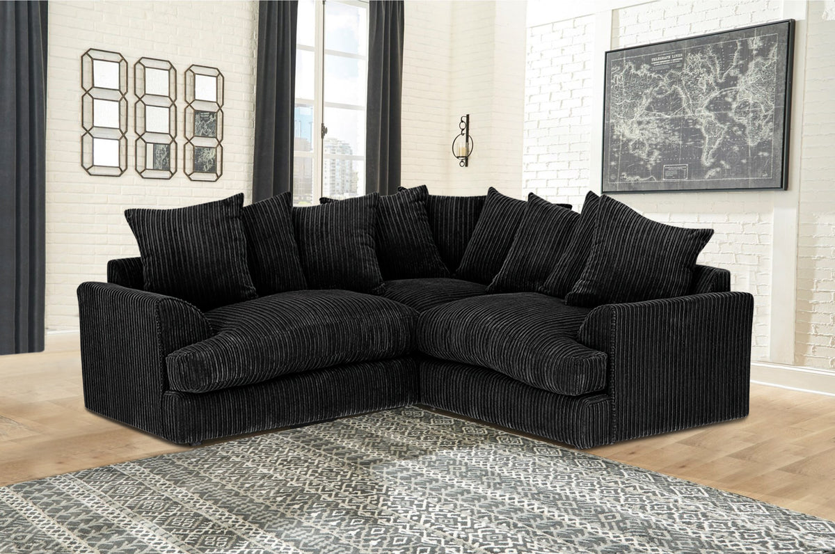 Florexa Modern Jumbo Cord Corner Sofa