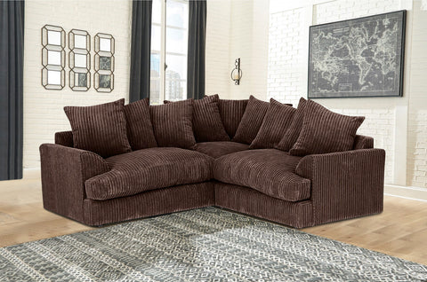 Florexa Modern Jumbo Cord Corner Sofa