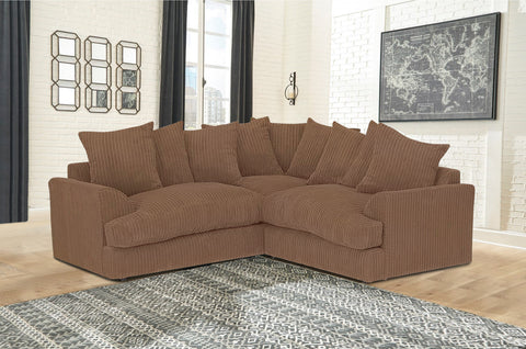 Florexa Modern Jumbo Cord Corner Sofa