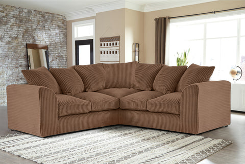 Florina 2c2 Modern Jumbo Cord Corner Sofa