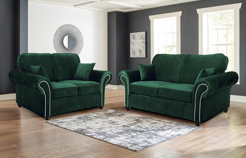 Oakana Luxury Plush Velvet 3+2 Seater Sofa