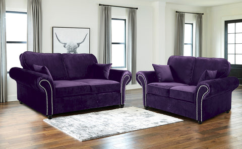 Oakana Luxury Plush Velvet 3+2 Seater Sofa