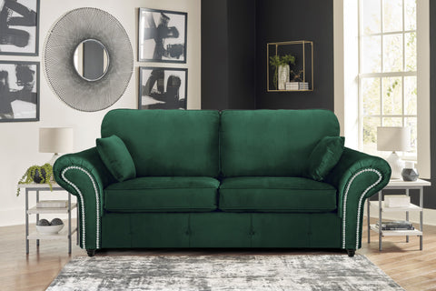 Oakana Luxury Plush Velvet 3 Seater Sofa