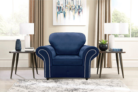 Oakana Luxury Plush Velvet Armchair