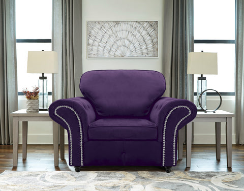 Oakana Luxury Plush Velvet Armchair